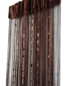 ave split 100cmX200cm Decorative Door String Curtain Beads Wall Panel Fringe Window Room Divider Blind for Wedding Coffee House 