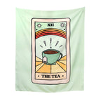 Tarot Mandala Tapestry Colored Hippie Psychedelic Tapestry Wall Hanging Tea Boho Wall Blanket Tapestries For Bedroom Living Room