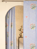 Tranquebar Curtain Co. Window Curtains 5 Feet, 6065% Room Darkening,Lavender Bird Print, Cotton Curtains for Window, Cotton Cur