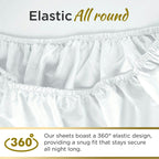 Twin Sheet Set - 1800 Ultra-Soft Microfiber Twin Bed Sheets - Double Brushed - Deep Pockets - Easy Fit - Wrinkle Free - Comfy -
