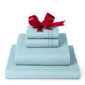 Mellanni Twin Xl Sheet Set - 4-Piece Iconic Collection Bedding, (Including 2 Pillowcases), 16-Inch Deep Pocket, Easy Care, Extra Soft, Cooling Sheets, Brushed Microfiber - Aqua