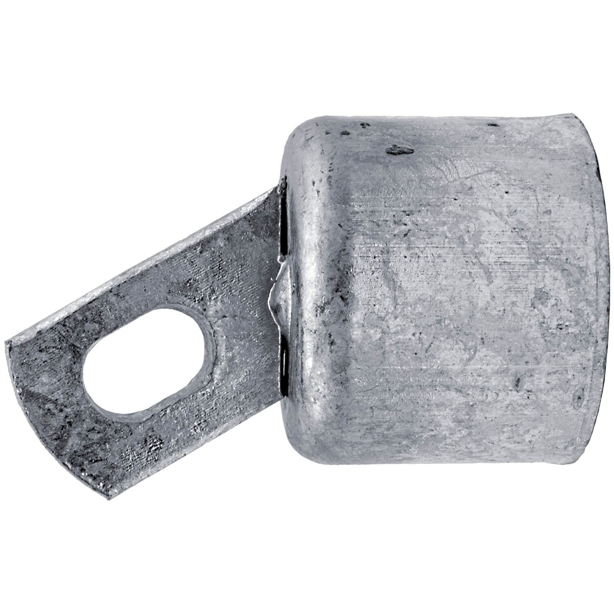 Jake Sales 1-3/8' Top Rail End For Chain Link Fence - Use For 1-3/8' Outside Diameter Top Rail Pipe - Galvanized Pressed Steel