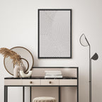 Signwin Framed Canvas Print Wall Art Geometric White Granite Wave Collage Abstract Shapes Illustrations Minimal Decorative Nordi