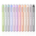 Shuttle Art Bible Highlighters And Pens No Bleed, 12 Mild Colors Gel Highlighters No Bleed Through, Bible Journaling Supplies, G