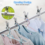 Coideal Beach Towel Chair Clips - 10 Pack Pool Cover Clips Stainless Steel Quilt Clamps Metal Large Heavy Duty Clothes Pins Wind