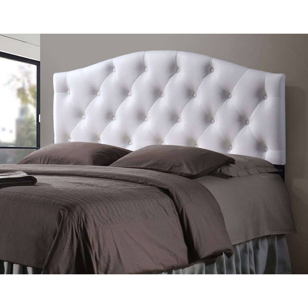 Baxton Studio Myra Headboard, Queen, White