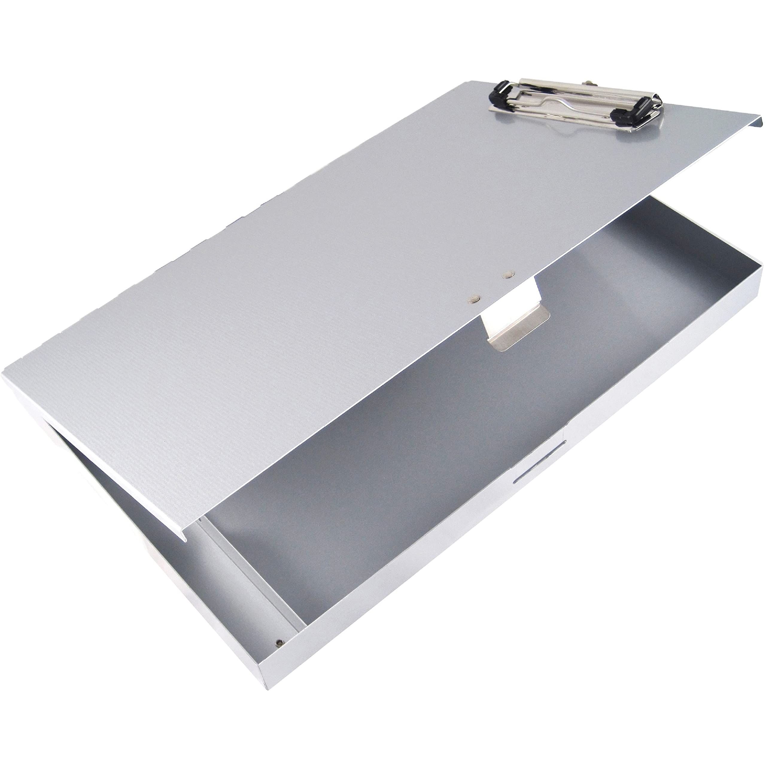 Saunders Recycled Aluminum Tuff-Writer Storage Clipboard, Letter Size, Silver, 1 Clipboard (45300)