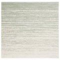 Safavieh Adirondack Collection Area Rug - 6 Square, Sage & Ivory, Modern Ombre Design, Non-Shedding & Easy Care, Ideal for High