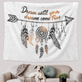 Boho Tapestry For Bedroom, Living Room Decor, Dorm, Wall Hanging Art (White, 60 X 80 In)
