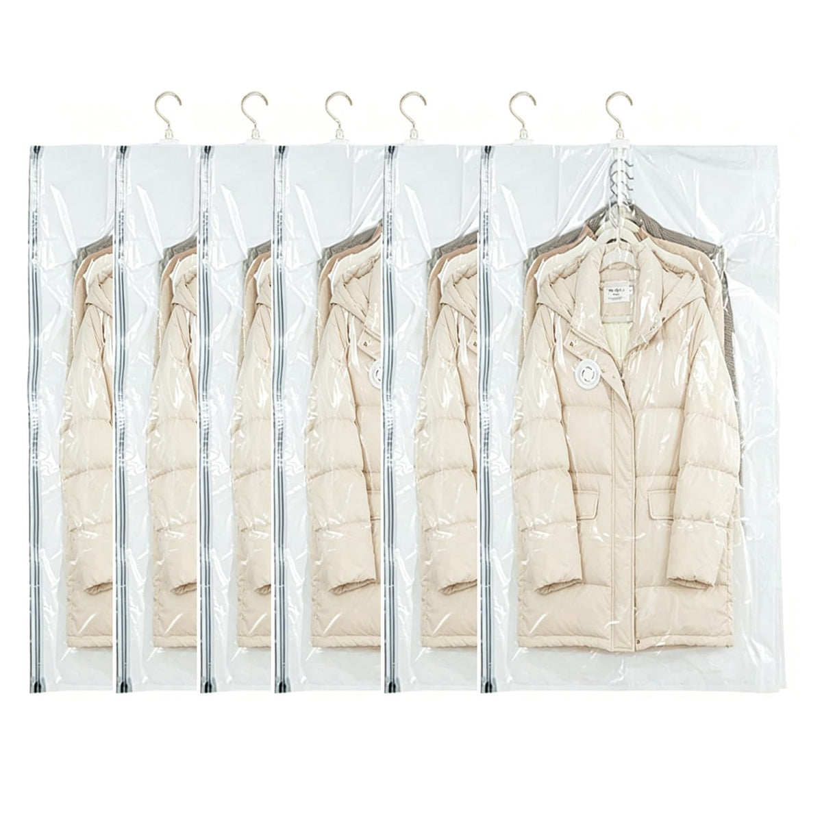 Hanging Vacuum Storage, 27x51 In/70x130cm,space bags, hanging vacuum storage bags,Clothing protection, dustproof and antiaging 