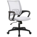 BestOffice | Ergonomic Office Chair | Mid-Back Swivel Desk Chair | Breathable Backrest & Lumbar Support | Adjustable Height | Sp