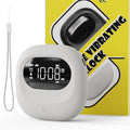 Vibrating Alarm Clock for Heavy Sleepers Adults Kids, Rechargeable Battery Powered Bed Shaker Under Pillow for Hearing Impaired/