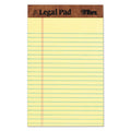 Tops 7501 Legal Pad,Jr. Legal Ruled, Top Perf., 50 Sht, 5-Inch X8-Inch , Ca