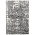 Rizzy Home Alora Decor Venice 7'10"X9'10" Abstract Ivory/Gray Power-Loomed Area Rug