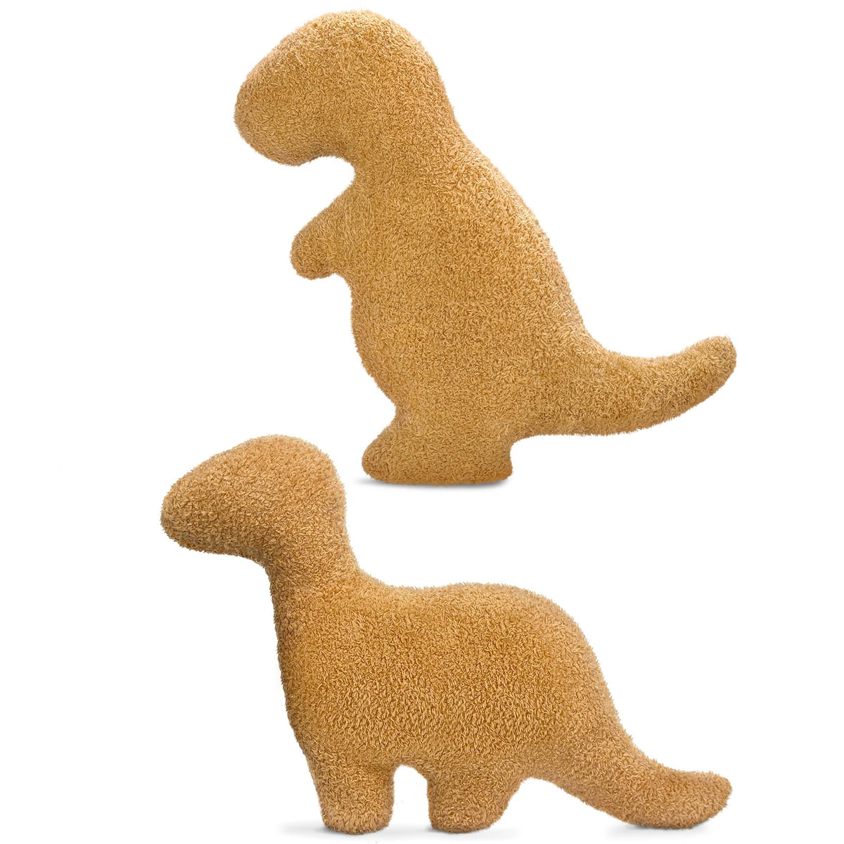 Aiideals Dino Chicken Nuggets Pillow for Birthday Gifts, Dinosaur Chicken Nuggets Plush Funny Gifts for Teen Boys Girls, Cute Di