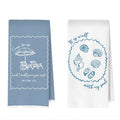 ERYBHKRTYH Christian Ocean Kitchen Towels Set  Blue Encouraging Christian Gifts Dish Towels, Beachy Religious Gifts Hand Towel,