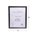 Ez Mount Document Frame, Plastic, 8 X 10, Black (5 Pack)