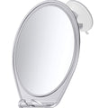 HONEYBULL Shower Mirror Fogless for Shaving - with Suction, Razor Holder for Shower & Swivel, Small Mirror, Shower Accessories, 