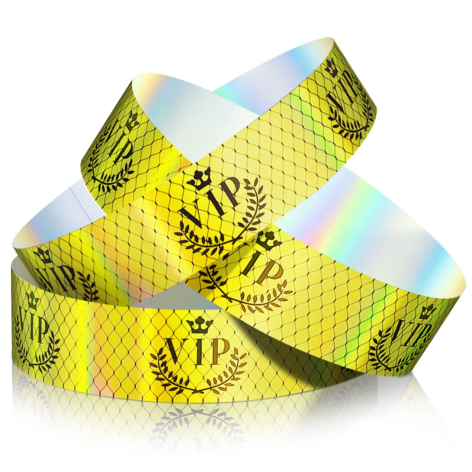 500 Pieces Paper Wristbands Vip Plastic Wristbands Waterproof Party Identification Wristbands Party Bracelets For Events Amuseme