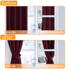 Hiasan Blackout Curtains For Bedroom - Thermal Insulated & Light Blocking Window Curtains For Living Room/Kids Room Christmas De