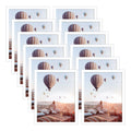 CRUGLA 12 Packs 8.5x11 Magnetic Picture Frames for Refrigerator Locker, 8.5 by 11 Photo Certificate Document Frame Bulk, Peel an