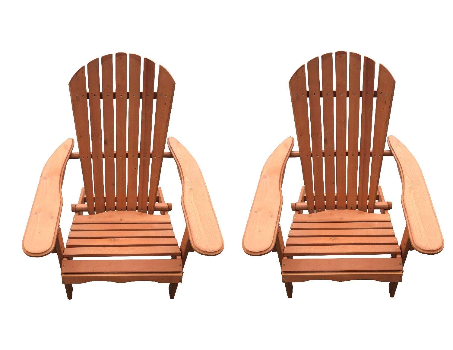 W Home Oceanic Adirondack Chair, Standard, Walnut