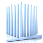CANDWAX 10 inch Taper Candles Set of 12 - Dripless Taper Candles and Unscented Candlesticks - Perfect as Dinner Candles and Hous