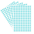 Starboling Dot Stickers,3/8 Inch Lake Blue Circle Stickers,3000Pcs Self-Adhesive Color Coding Labels,Round Labeling Stickers For