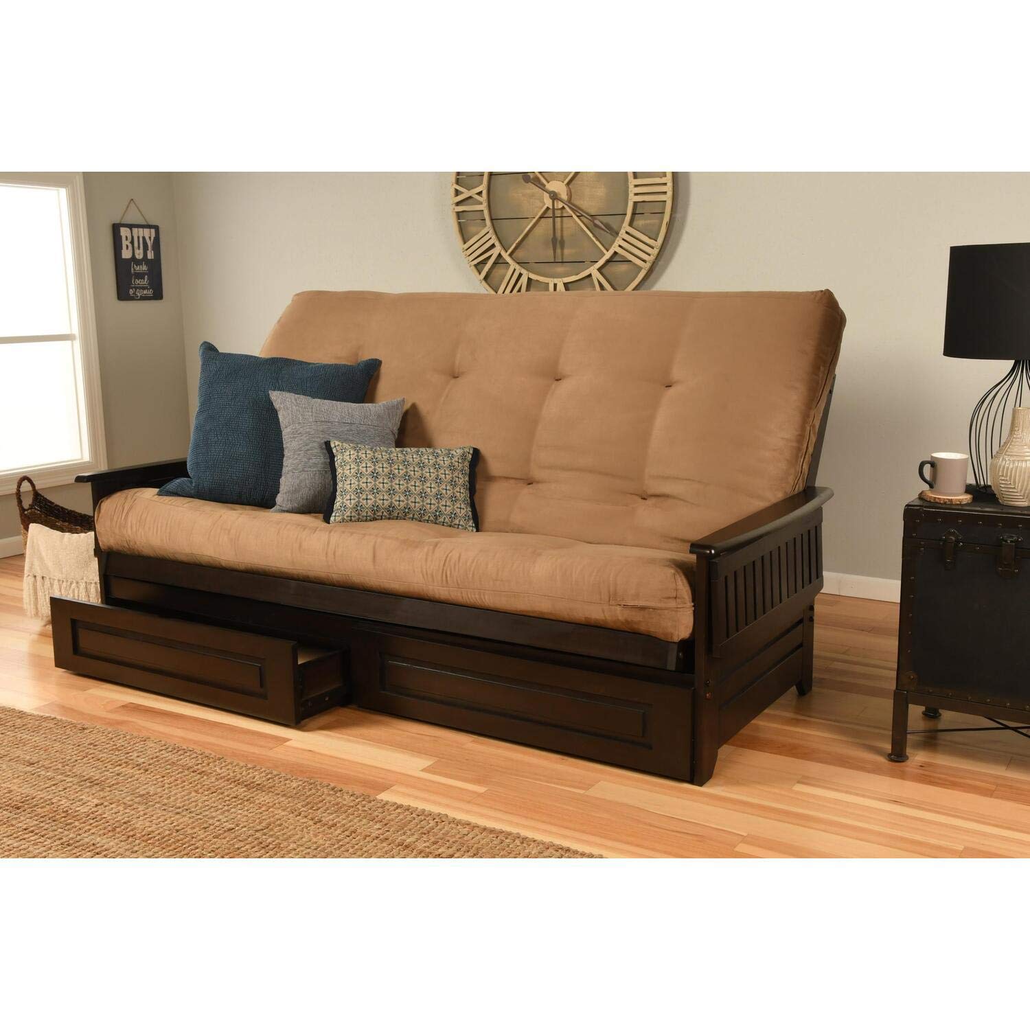Kodiak Furniture Phoenix Queen Wood Futon Frame - Thumbnail 5