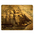Nicokee Sailing Gaming Mousepad Nautical Vintage Sailing Pirate Ship Theme Mouse Pad Mouse Mat For Computer Desk Laptop Office 9