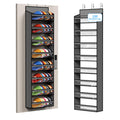 KEEPJOY 120 Caps Over Door Hat Rack for Baseball Caps, 8Tier Large Capacity Hanging Hat Storage Organizer with Clear Deep Pocke