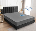 Sufdari Mattress Protector,Waterproof Mattress Cover Queen,18' Deep Pocket Mattress Protector,Fitted Sheet Style With Elastic R