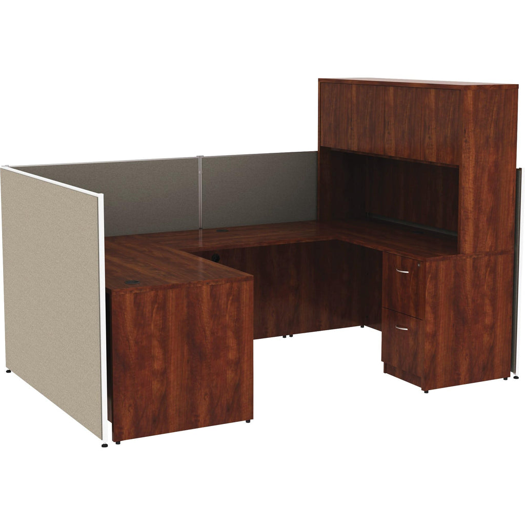 60" Width x 48" Height - Fabric, Steel - Gray-90265-Furniture