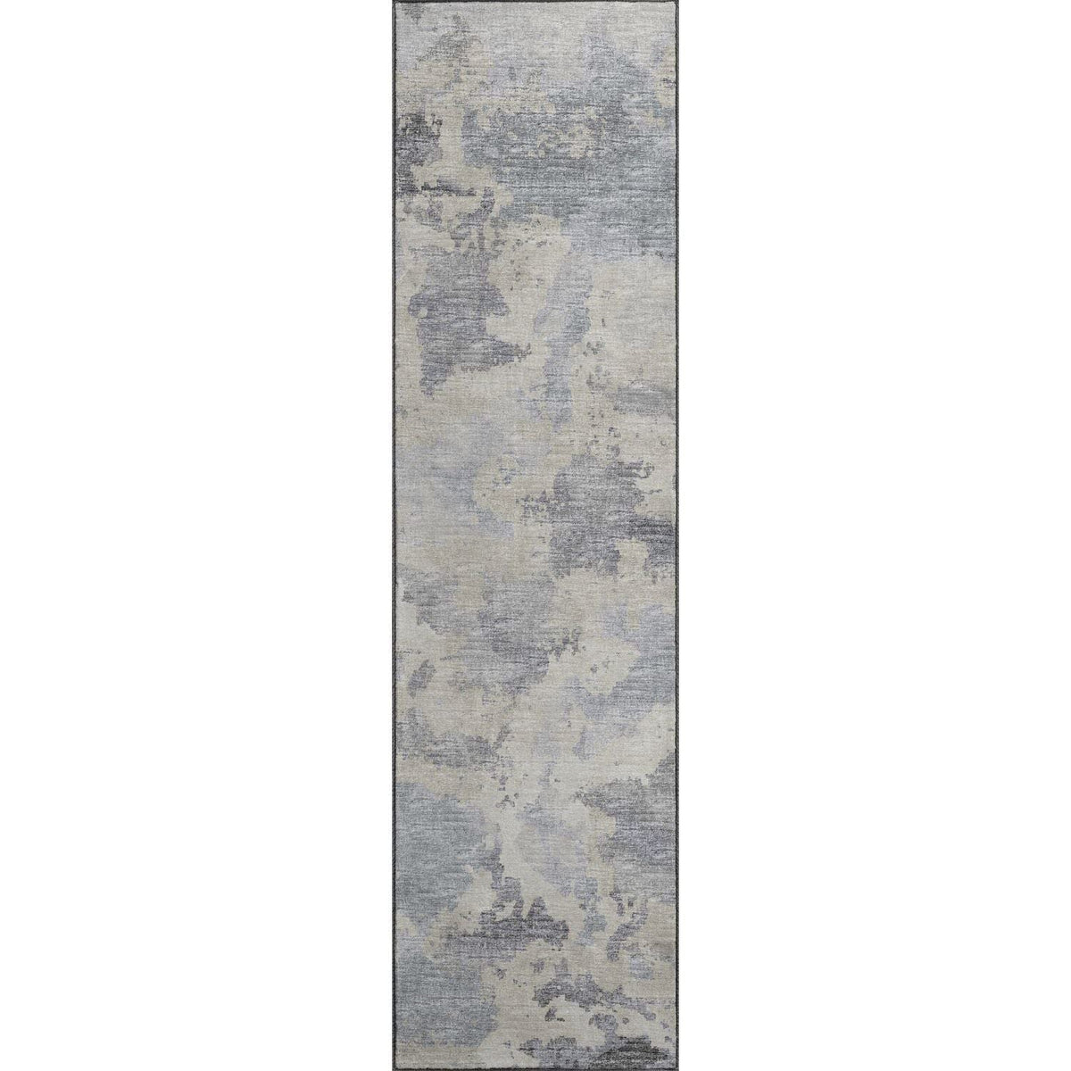 Camberly Cm2 Grey Casual Rug Runner 2' 3&quot; X 7 ' 6&quot;