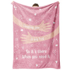 Get Well Gifts for Women, Hug/Healing Blanket with Letter Print, Thinking of You/Sympathy/After Surgery Gifts for Friends, Siste