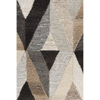 Rizzy Home Makalu 5' X 8' Geometric Gray/Natural Hand-Tufted Area Rug