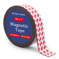 Towjug Magnetic Tape Strip Roll With 3M Self Adhesive Backing,(1' Wide X10Ft Long) Flexible Sticky Magnet Tape Strips For Kitch