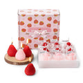 Strawberry Candle Gifts for Women 9pcs,Strawberry Decorative Candle,Soy Aromatherapy Candles for Home Scented Decoration, Cute C