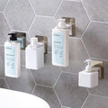 BUCKLE UP Removable Wall Adhesive Shampoo Holder, Hand Body Wash, Conditioner and Personal Care Product DrillFree Organizer, Bo