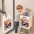 PureBox Collapsible Laundry Basket Kids Storage Hamper Slim Portable