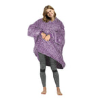 Catalonia Oversized Wearable Blanket Hoodie Sweatshirt, Comfortable Fluffy Sherpa Lounging Pullover For Adults Men Women Wife Gi