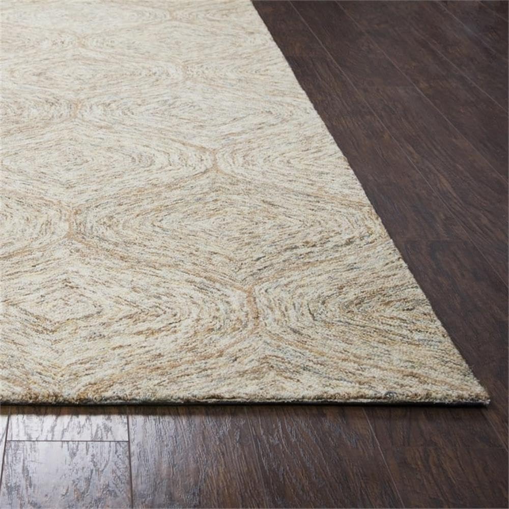 Rizzy Home Alora Decor London 2'6" X 8' Trellis Brown/Gray/Rust/Blue Hand-Tufted Area Rug