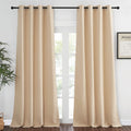 NICETOWN Blackout 102 inch Curtain for Living Room, Grommet Window Treatment Thermal Insulated Solid Sound Reducing Drapes for B