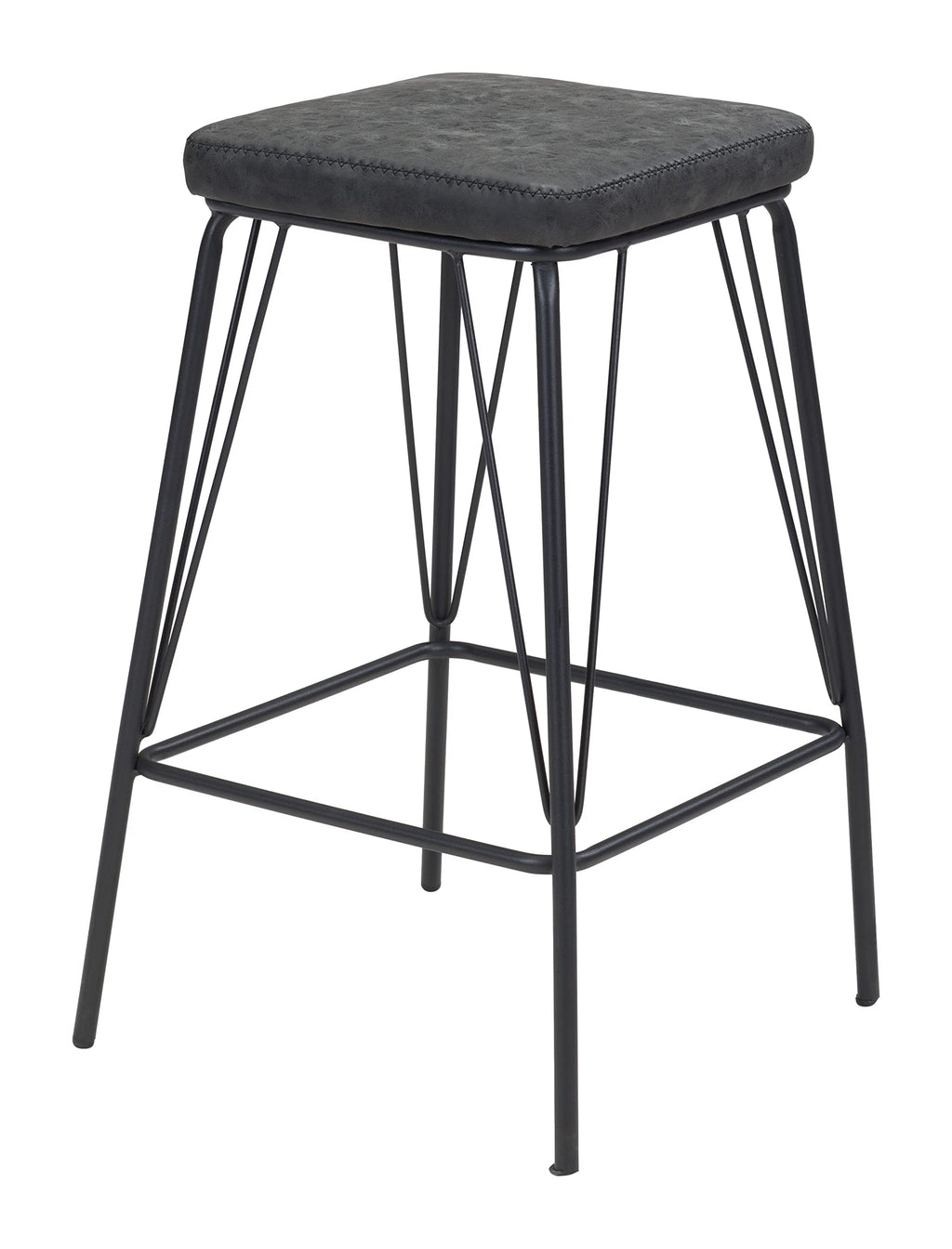 Zuo Samuel Counter Stool Vintage Black