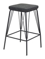 Zuo Samuel Counter Stool Vintage Black