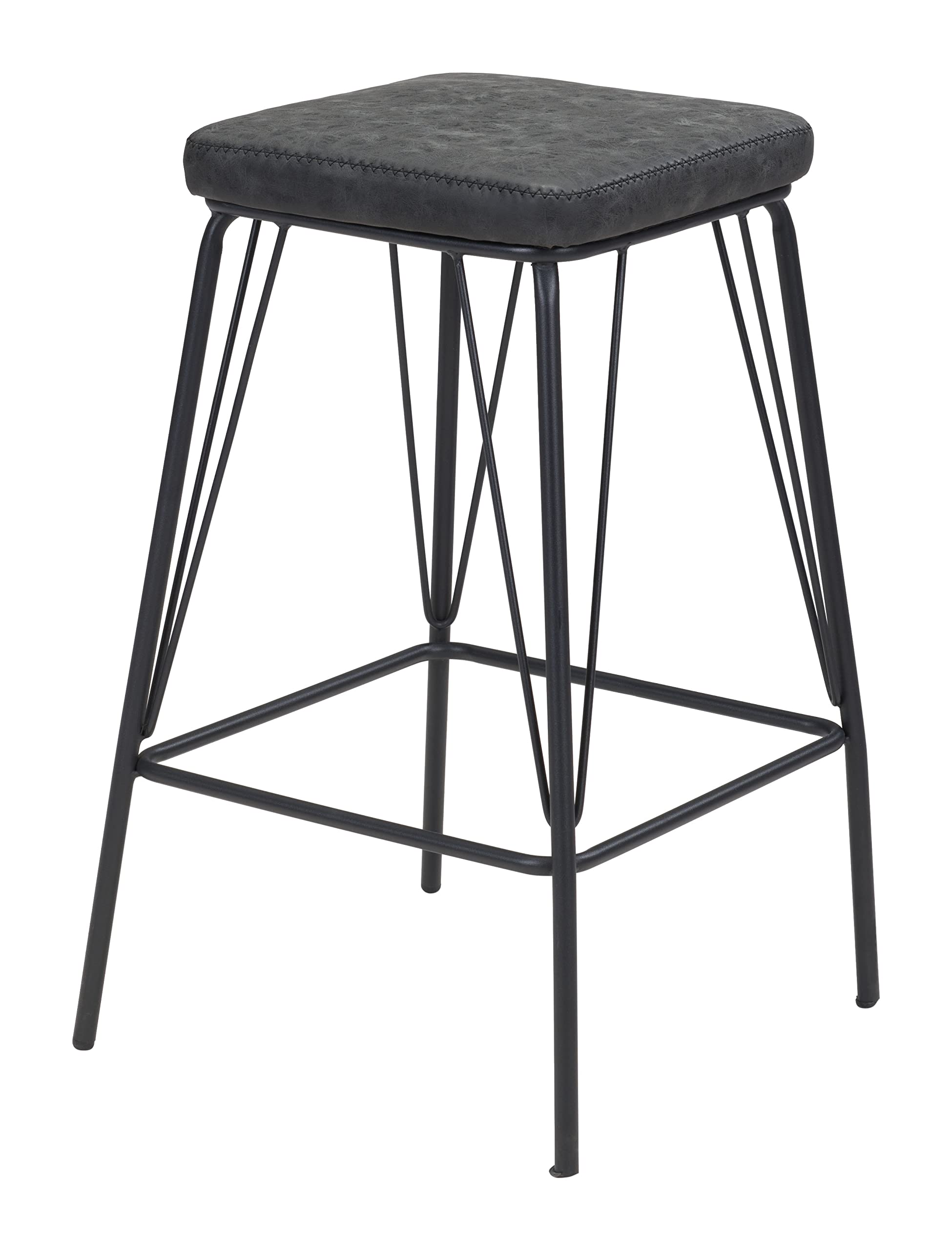 Zuo Samuel Counter Stool Vintage Black