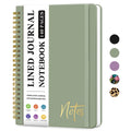 Zotia Lined Spiral Journal Notebook For Women, A5 College Ruled Journals For Writing, Hardcover Notebooks For Work, Note Taking