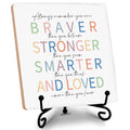 Desk Decor, Motivational Gifts, Always Remember You Are, Wood Plaque with Stand, Inspirational Gifts, Dorm,Home, Living Room Dec