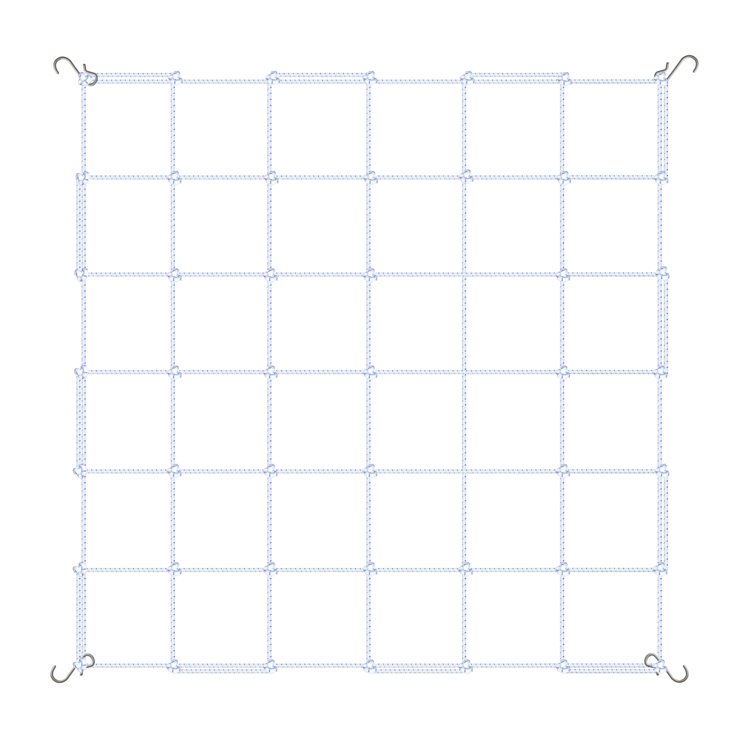 Ipower 3' X 3' Grow Room Trellis Netting For 47'X47' Room, Heavy-Duty Elastic Plant Net With Hooks, Flexible Hydroponics Suppo