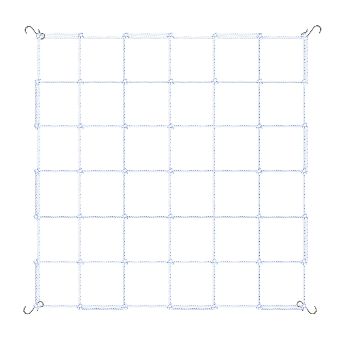 Ipower 3' X 3' Grow Room Trellis Netting For 47'X47' Room, Heavy-Duty Elastic Plant Net With Hooks, Flexible Hydroponics Suppo